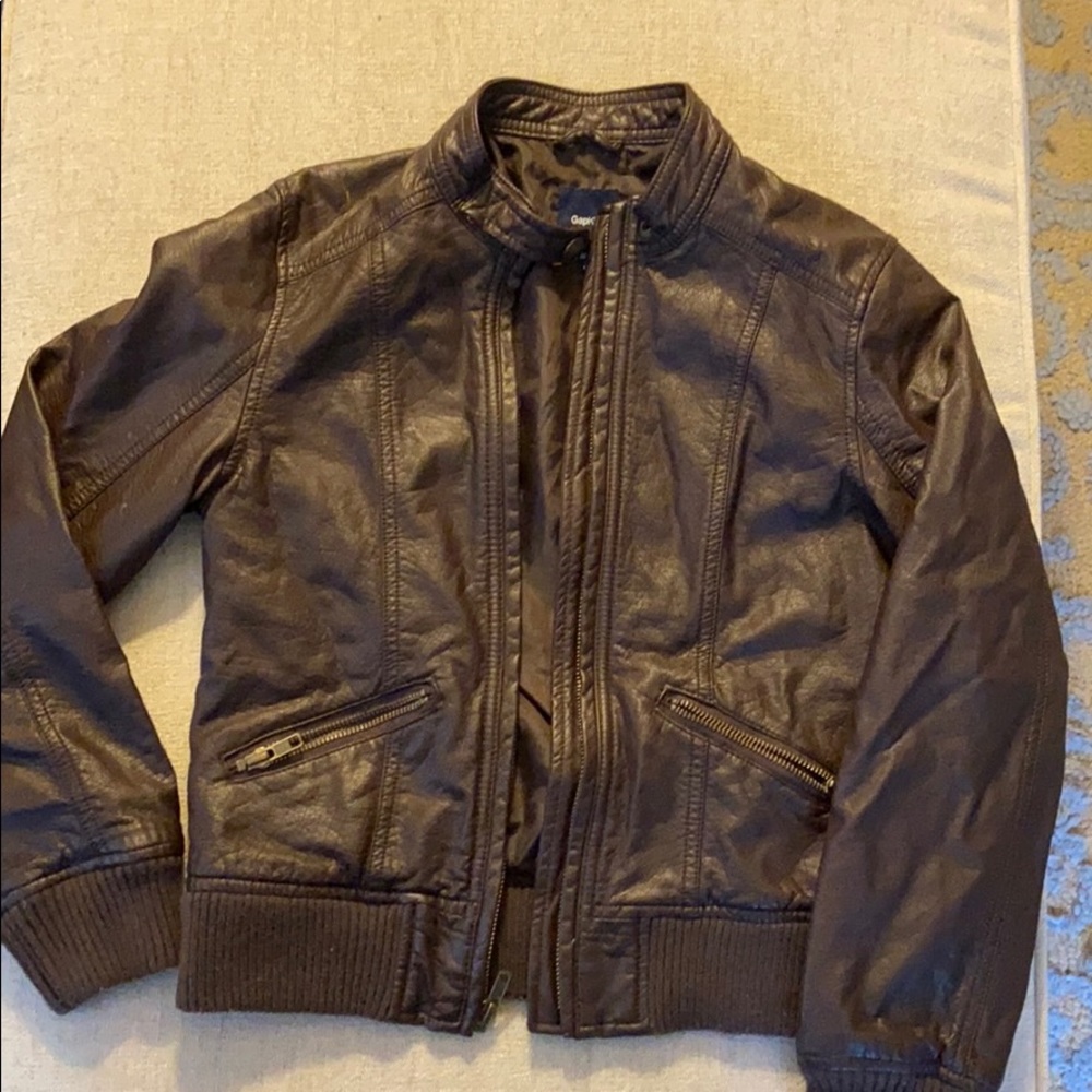 Kids brown bomber jacket